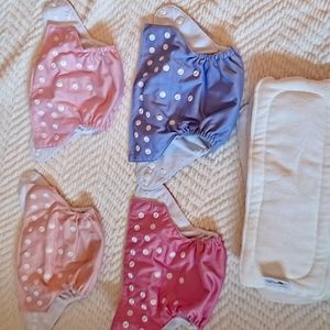 Cloth diaper lot solids